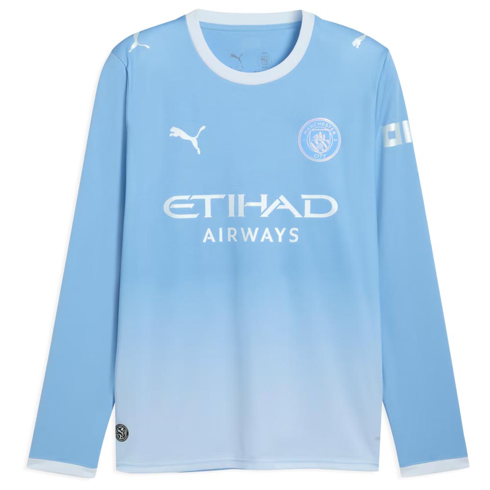 Long Sleeve Manchester City Home Kit 26/27